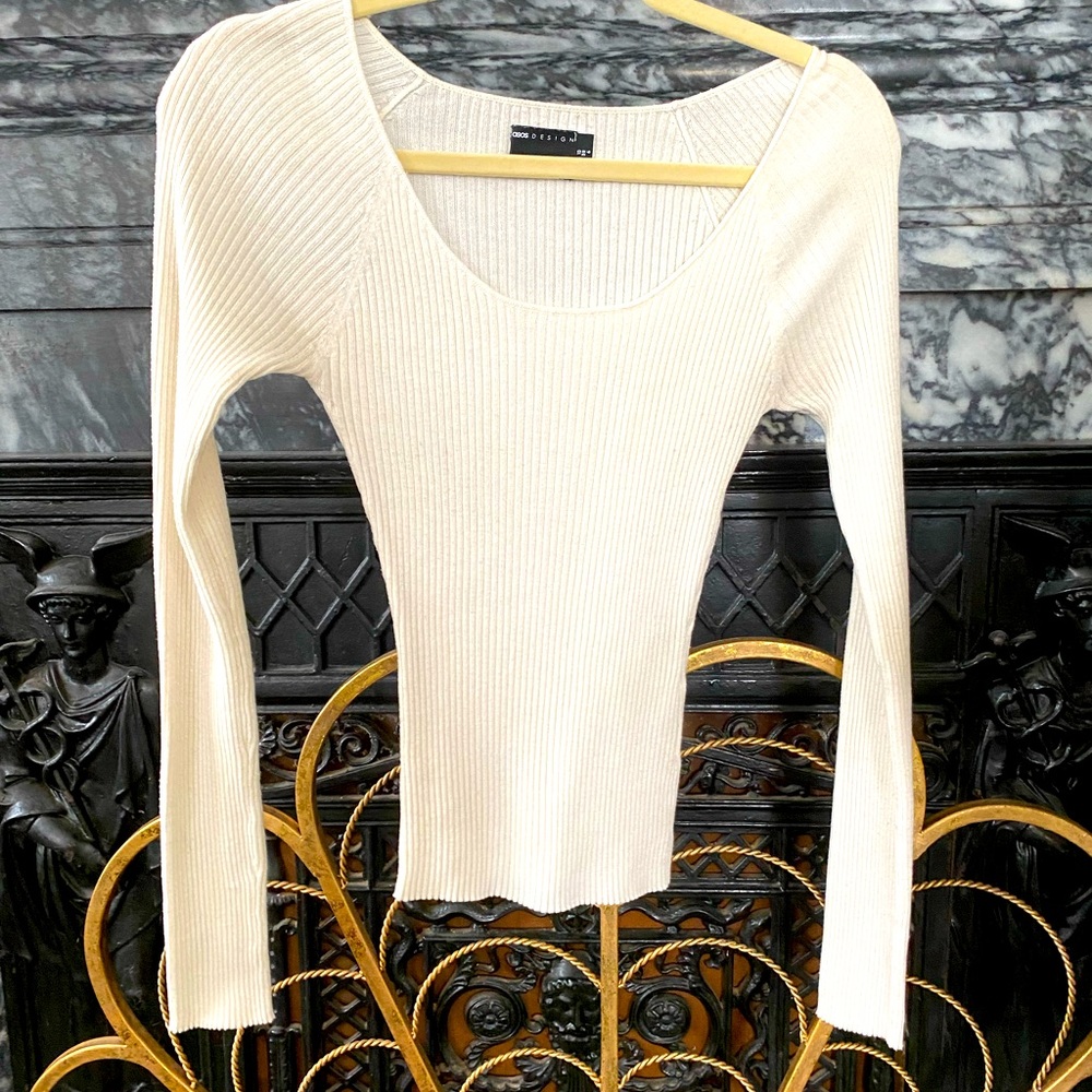 ASOS white long sleeve